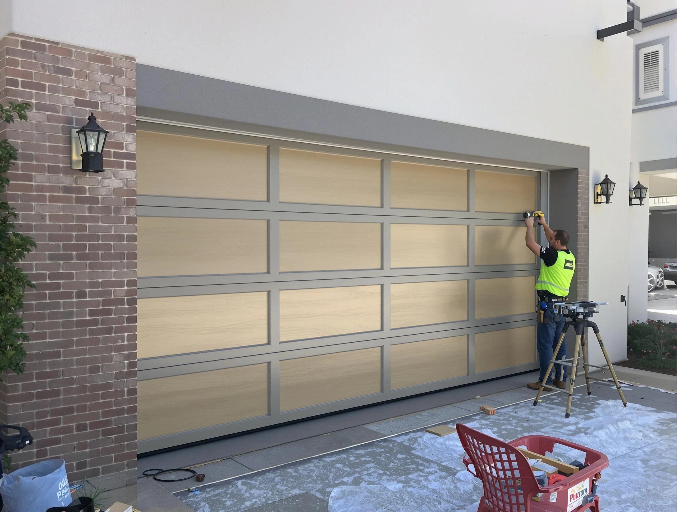 Garage door replacement service by Fairmount Garage Door Repair in Fairmount