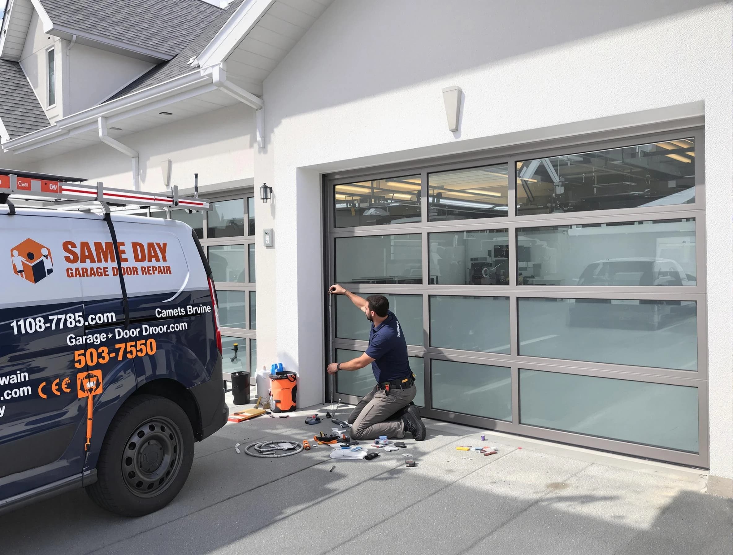 Same-day garage door repair service by Fairmount Garage Door Repair in Fairmount