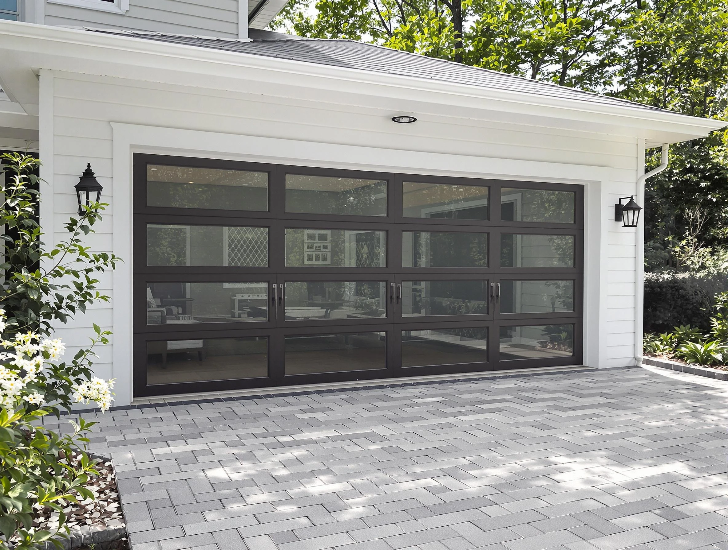 Fairmount Garage Door Repair design specialist presenting custom garage door options to Fairmount homeowner