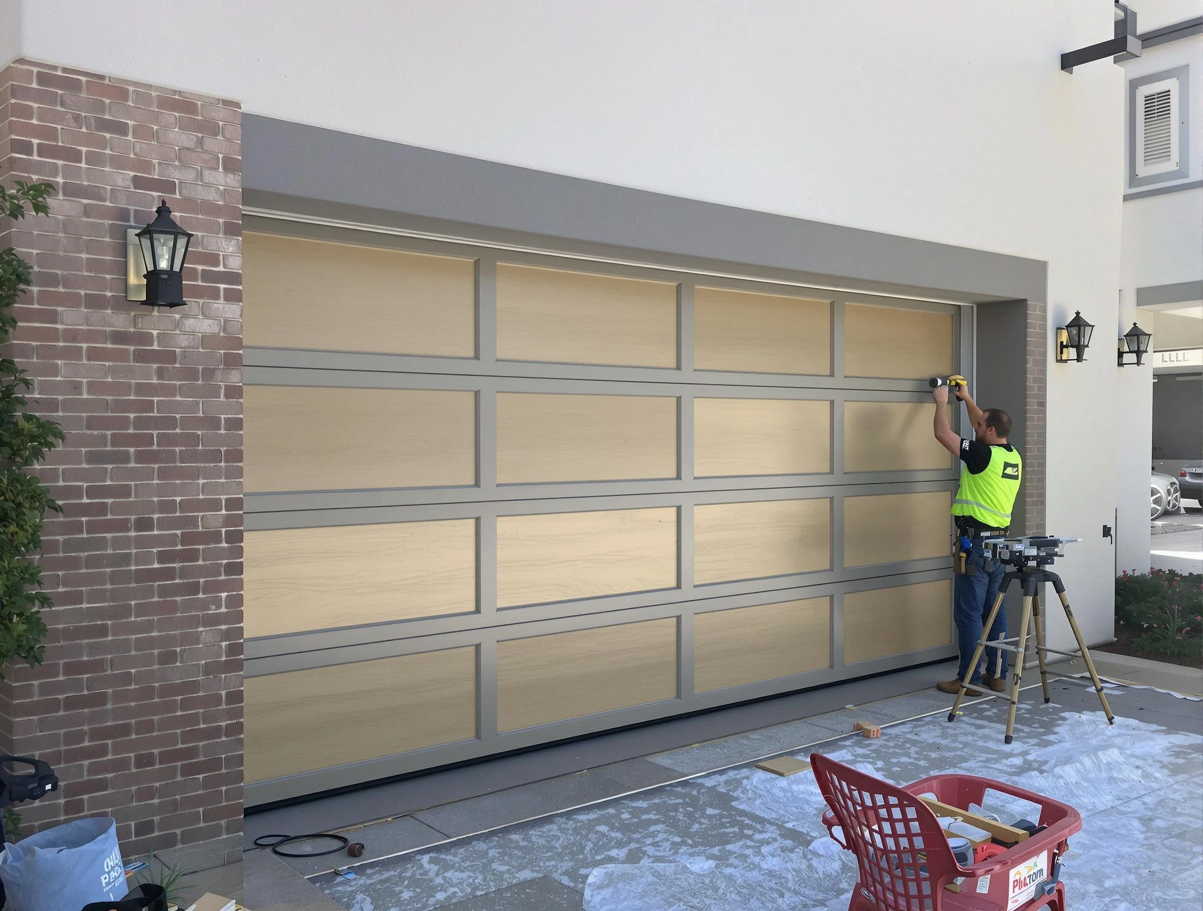 Garage door replacement service by Fairmount Garage Door Repair in Fairmount