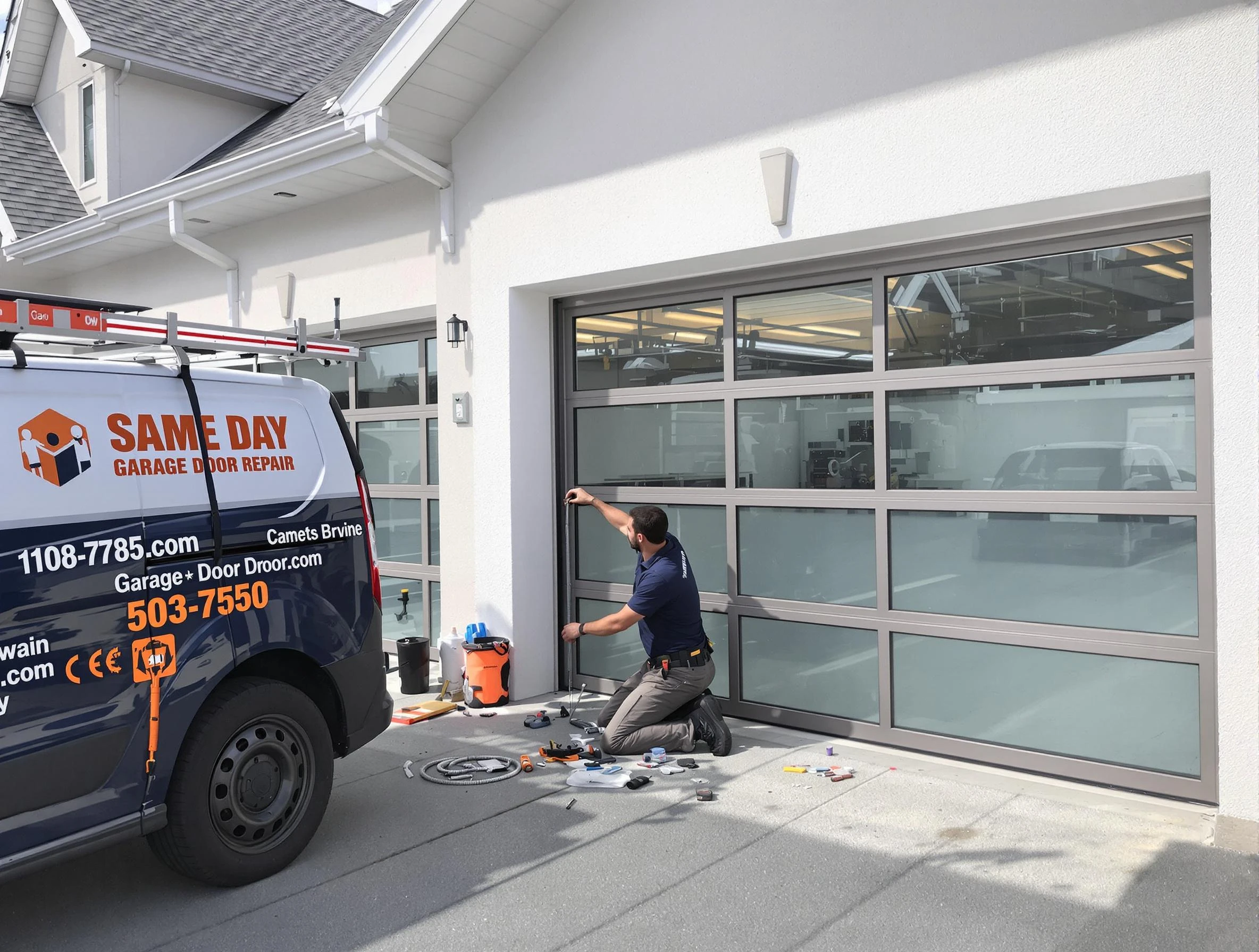 Same-day garage door repair service by Fairmount Garage Door Repair in Fairmount